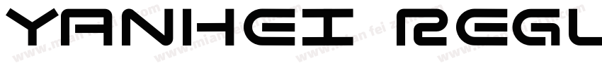 yanhei Regular字体转换